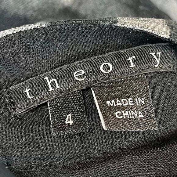 Theory Mashita Cubist Plaid Silk Mini Skirt 4 - Picture 7 of 9